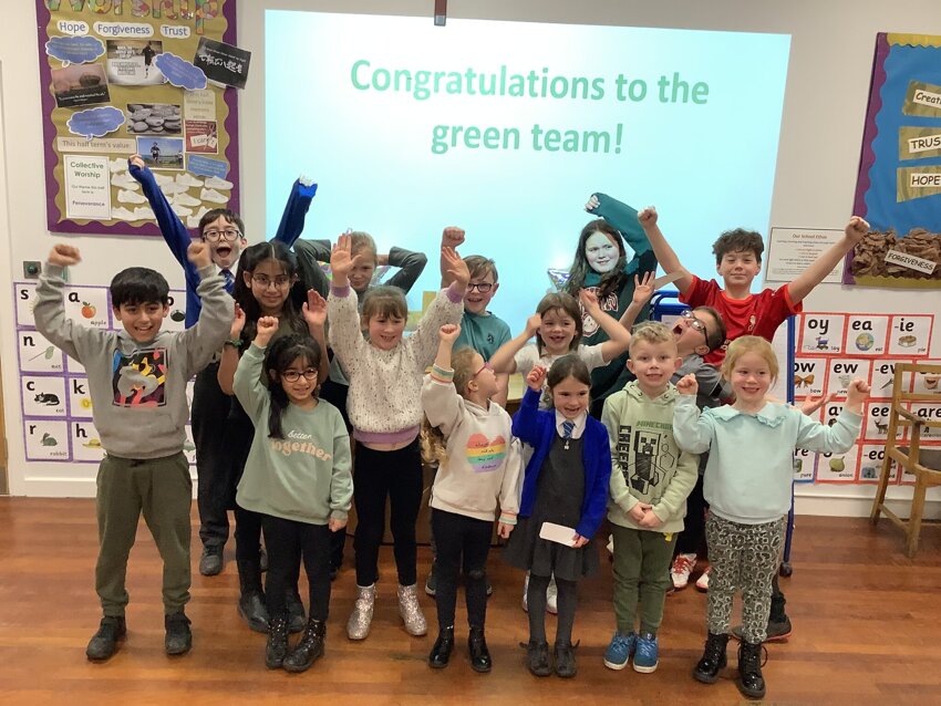 Image of Congratulations to our green team!